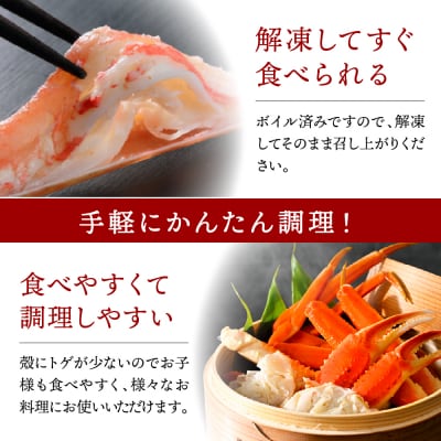 本ズワイガニ5肩(約2㎏)【er018-045-b】