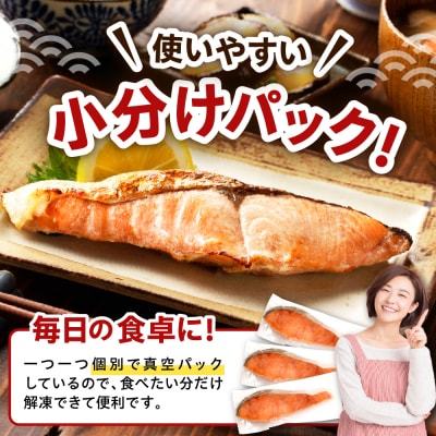 えりも【マルデン特製】北海道産 定塩 鮭 切身 13切【er002-107】