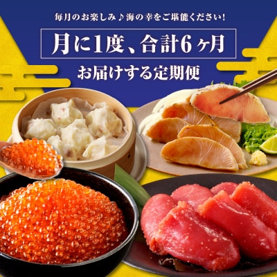 R8.半年間お届け便!えりも海鮮お楽しみコース【er002-112】