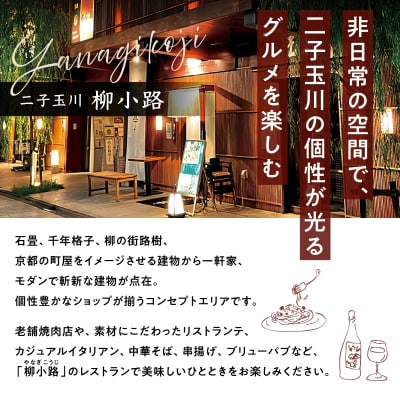 世田谷区ふるさと納税限定　二子玉川「柳小路」レストランお食事券(9,000円分)【高島屋選定品】