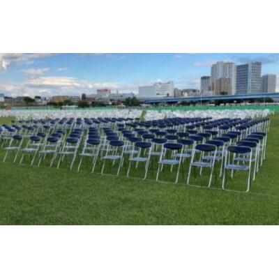 <令和7年10月4日開催>第47回 世田谷区たまがわ花火大会 ふるさと応援者席 招待券 2名分・イス
