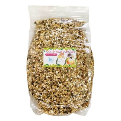 【3ヶ月定期便】fuu シロハラインコ・ウロコインコのごはん(800g)[145S57-T]