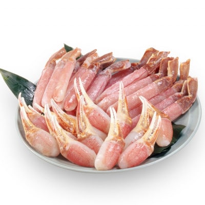 【1kg:6L～8L】加熱用大トロ蟹しゃぶ(蟹棒肉&生かに爪)セット　〈殻剥き不要〉