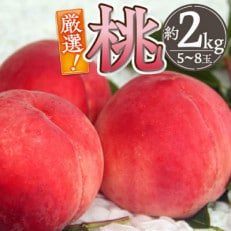 厳選!山梨県甲州市産 桃 約2Kg