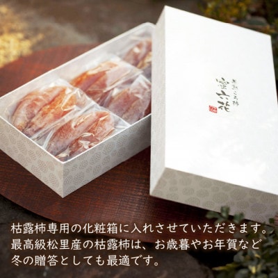 【冬季限定】山梨の伝統を味わう半熟枯露柿「蜜六花(みつろっか)」6～8個入