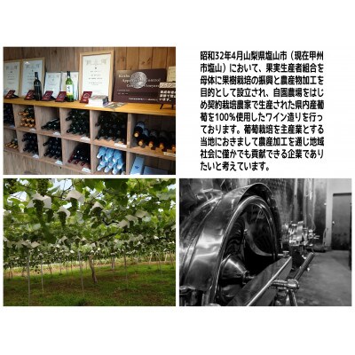 【塩山洋酒醸造】BLANC 720ml