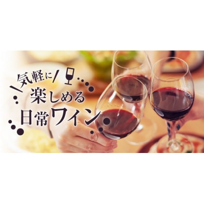 身体がほっとする味わい【無添加】赤わいん(辛口)・甲州わいん(中口)白 各1本セット