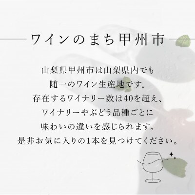 甲州日和セレクション甲州市赤ワイン2本セット(KB-001)