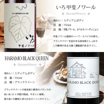 品種別赤ワイン4本セット