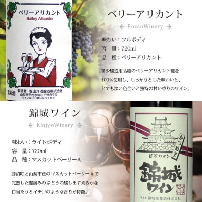品種別赤ワイン4本セット