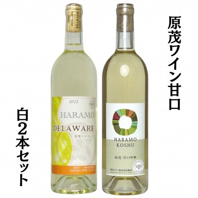 原茂ワインの甘口白2本セット　B12657
