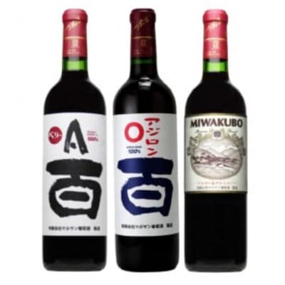 マルサン葡萄酒 ベリーA 百 アジロン 百 MIWAKUBO メルロー&プチベルドー　C1-486