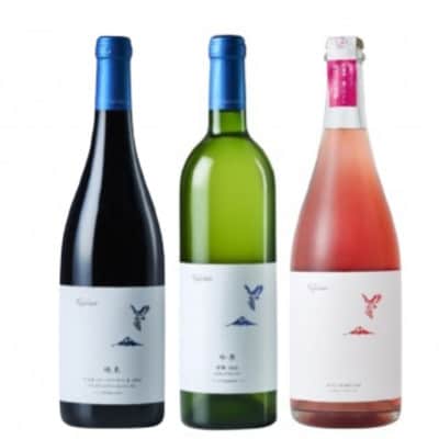 フジクレール 峡東マスカット・ベーリーA・吟果甲州・ロゼスパークリング 計3本セット C7-653