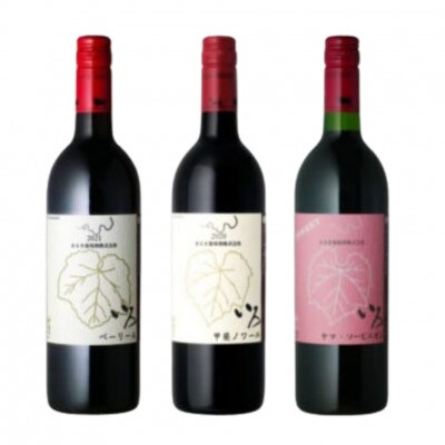 まるき【いろシリーズ】計3本 いろベーリーA いろ甲斐ノワール いろヤマ・ソービニオン C-1657