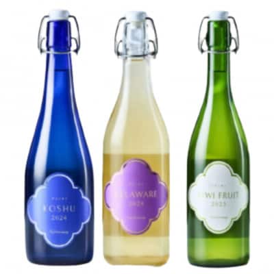 フジクレール クラノオト 甲州辛口・デラウェア・キウイフルーツ 計3本セット　C-1676