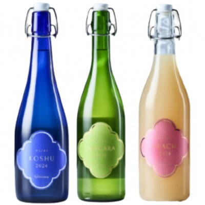 フジクレール クラノオト 甲州辛口・ナイアガラ・桃 計3本セット　C-1677