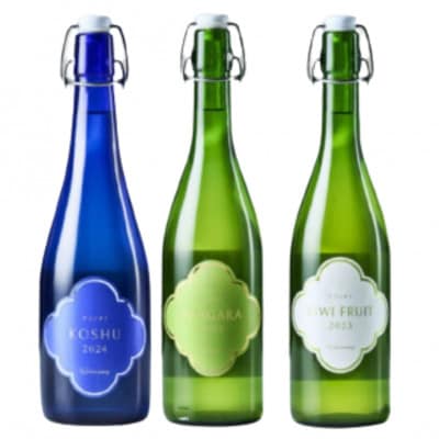 フジクレール クラノオト 甲州辛口・ナイアガラ・キウイフルーツ 3本セット　C-1678