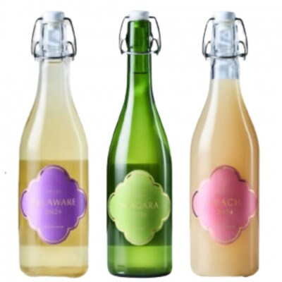 フジクレール クラノオト デラウェア・ナイアガラ・桃 3本セット　C-1680