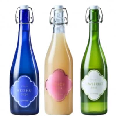 フジクレール クラノオト 甲州辛口・桃・キウイフルーツ 3本セット　C-1679