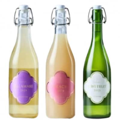 フジクレール クラノオト デラウェア・桃・キウイフルーツ 3本セット　C-1682