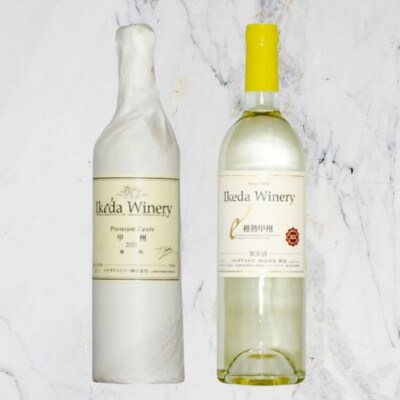 イケダワイナリー【プレミアム・キュヴェ 甲州/樽熟甲州】2本セット　B14-674