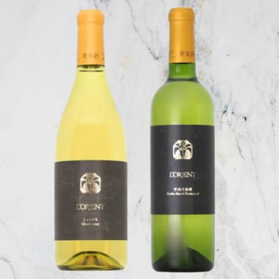 ロリアン 甲州樽発酵・シャルドネ 2本セット　D4-651