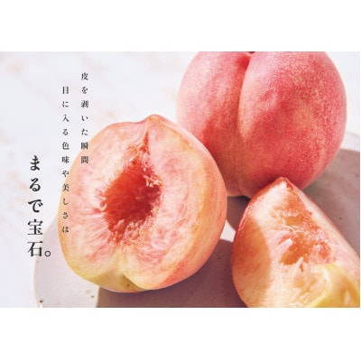 <2025年先行受付>甲州市産 大玉 桃 4個(約1.5kg)