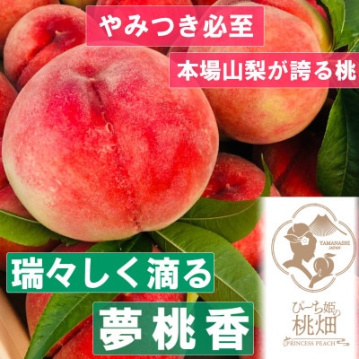 【むっちり新食感夢桃香】山梨限定ハマる人続出の人気品種指定キャンペーン1kg2025年7月上旬～発送