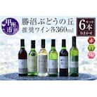 【ソムリエ厳選ワイン】勝沼ぶどうの丘推奨ワイン360ml×6本セット　C-651