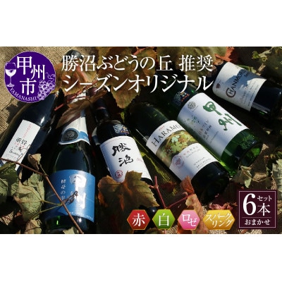 勝沼ぶどうの丘推奨ワイン シーズンオリジナル6本セット F-605