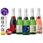 【マンズワイン】スパークリングワイン 酵母の泡 5種セット