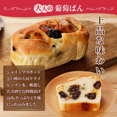 大人の葡萄ぱん　1個　贈答用にもおすすめ♪