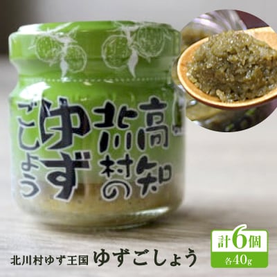 ゆずごしょう6個【北川村ゆず王国】
