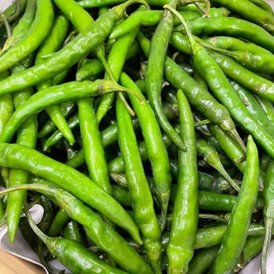 【冷凍】北川村の青唐辛子1kg(2026年産)