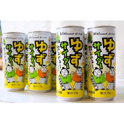 【毎月定期便】ゆずサイダー30本/1ケース全3回