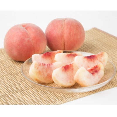 福島県伊達市産 川中島白桃 約3kg(9～12玉)