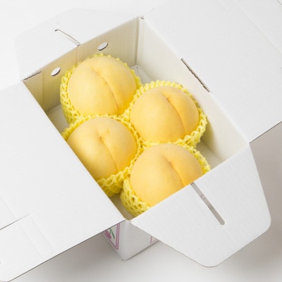 福島県伊達市産 黄桃 品種おまかせ 約1kg(3～5玉)
