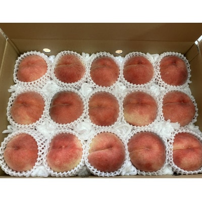 福島県伊達市産　桃(あかつき)5kg(12～15玉)