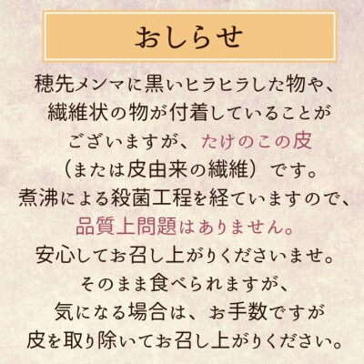 国産穂先メンマ 360g