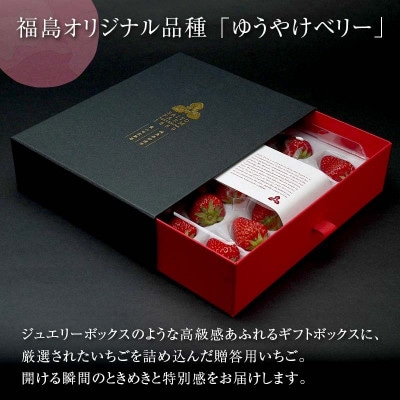 【贈答用】極上いちご!福島オリジナル品種 ゆうやけベリー 450g F20C-958