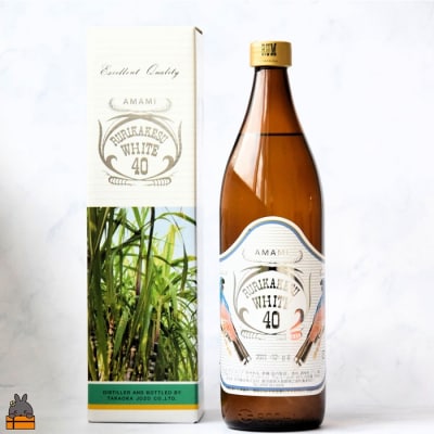 《蔵元直送便》大人が楽しむ国産ホワイトラム酒(スピリッツ)ルリカケスホワイト40度 900ml×6本