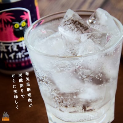黒糖焼酎×炭酸!真夜中のハイボール(350ml×24本)