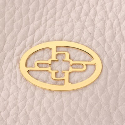 【濱野皮革工藝】フィオーレ スマホポシェット(ライトピンク)
