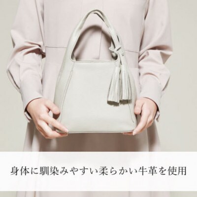 【濱野皮革工藝 HAMANO バッグ】フィオーレ ピッコ(ベージュゴールド)