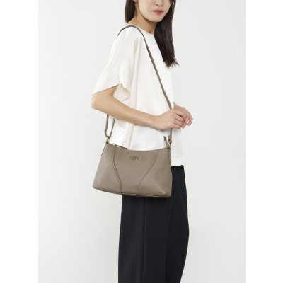 【濱野皮革工藝 HAMANO バッグ】フロット フィオーレショルダー(ブラウン)