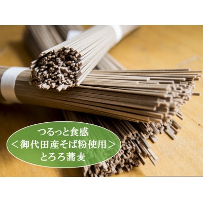 【創業55年の老舗そば】みよたとろろ1セット24人前(250g×8袋)