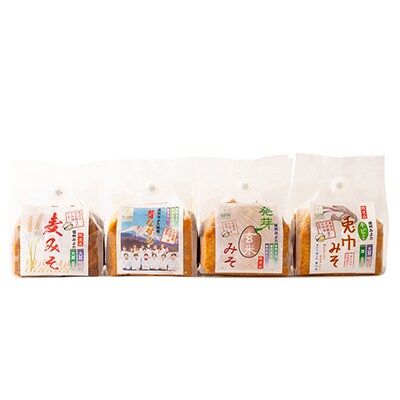 味工房「みよた」味噌 4種類　お試しセット 合計2kg