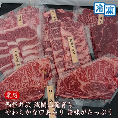 【牛肉部位おまかせセット】信州蓼科牛の厳選部位を2kg御代田町古越牧場産