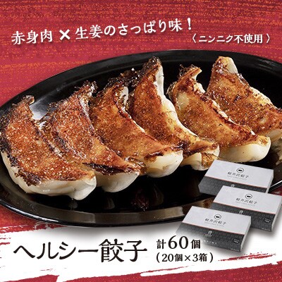 ヘルシー餃子セット60個(20個×3箱)