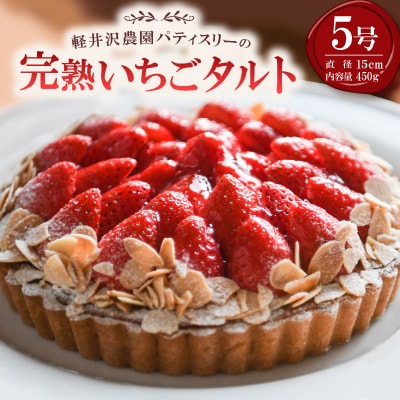 軽井沢農園パティスリーの完熟いちごタルト5号